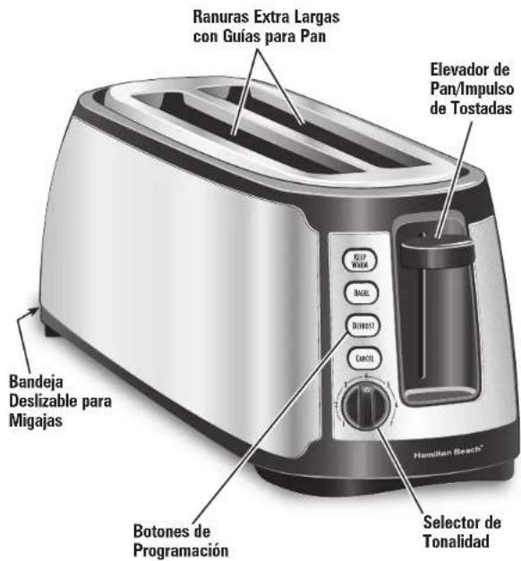 HAMILTON BEACH 24810 - Piezas y Caracteristicas - 1