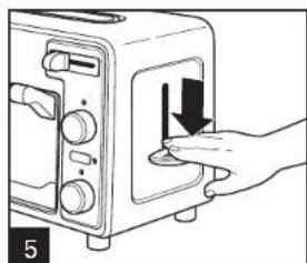 HAMILTON BEACH Toastation 22720 - ADVERTENCIA - 5