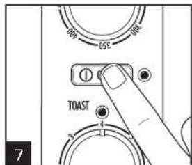 HAMILTON BEACH Toastation 22720 - ADVERTENCIA - 7