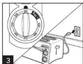 HAMILTON BEACH Toastation 22703H - Risque d'incendie - 3