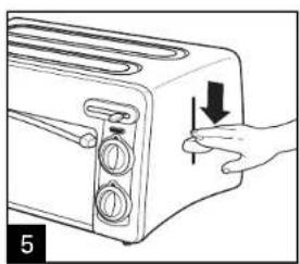 HAMILTON BEACH Toastation 22703H - Toast Mode - 5