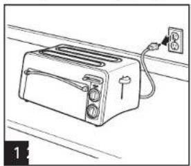 HAMILTON BEACH Toastation 22703H - Danger d'électrocution. - 1