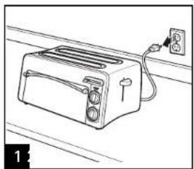 HAMILTON BEACH Toastation 22703H - Peligro de descarga electrica. - 1