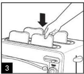 HAMILTON BEACH Toastation 22703H - Modo Toast (tostado) - 3