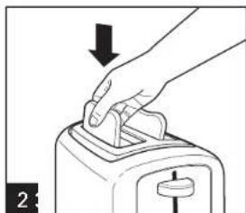 HAMILTON BEACH CoolTouch 22464 - Cómo Usar Su Tostadora - 2