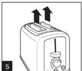 HAMILTON BEACH CoolTouch 22464 - How to Use Your Toaster - 6