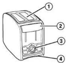 HAMILTON BEACH PerfectToast 22121 - Pièces et caractéristiques - 1