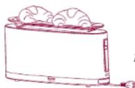 ALESSI SG68 - Rechauffage de croissants, - 2