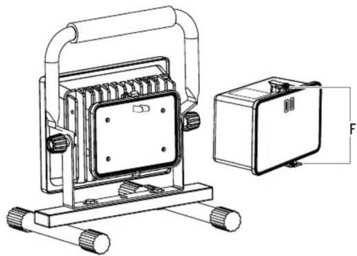 BRENNENSTUHL ML CA 130 IP54 - BYTA BATTERI: - 1
