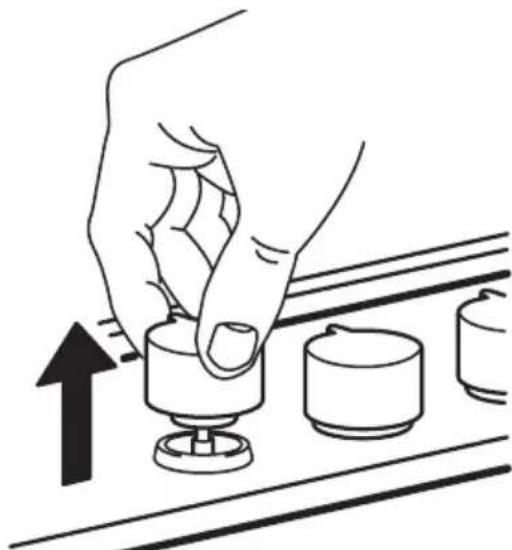 IKEA LIVSGNISTA - AUSTAUSCH DER EINSTELLKNOPFE - 2