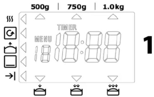 CASO BM1000 - Panneau de commande et explication des touches - 1