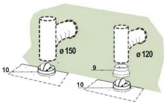 AEG-ELECTROLUX X69453BVO - Anschlussrohres 120 - 1