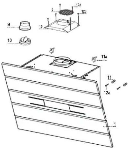 AEG-ELECTROLUX X66453BVO - Qtd. Documentação - 1