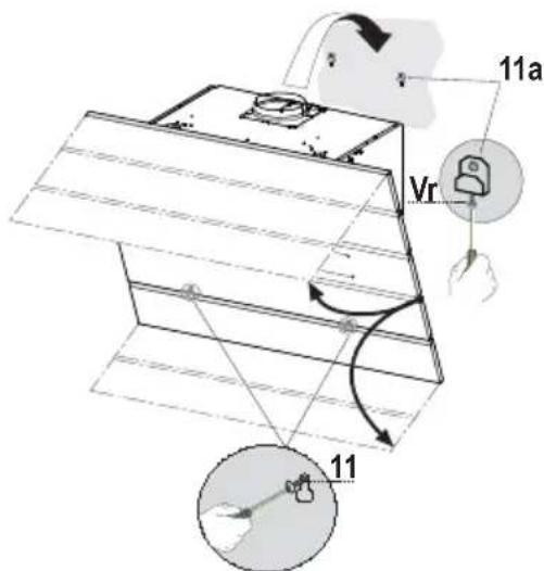 AEG-ELECTROLUX X66453BVO - RECIRCULATION VERSION AIR OUTLET - 1