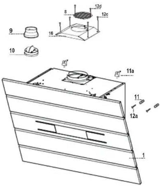 AEG-ELECTROLUX X66453BVO - Ref.MiktarKurulumAksami - 1