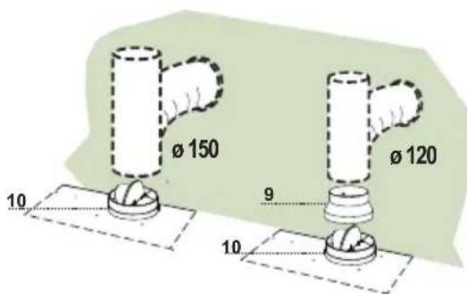 AEG-ELECTROLUX X66453BVO - RECIRCULATION VERSION AIR OUTLET - 2