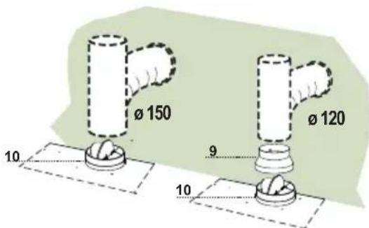 AEG-ELECTROLUX X66453BVO - Conexión mediante tubo de 0 120 - 1