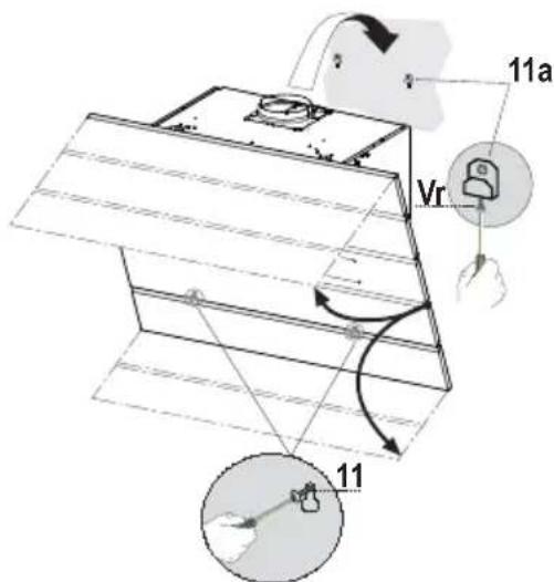 AEG-ELECTROLUX X66453BVO - MONTAJE CUERPO CAMPANA - 1