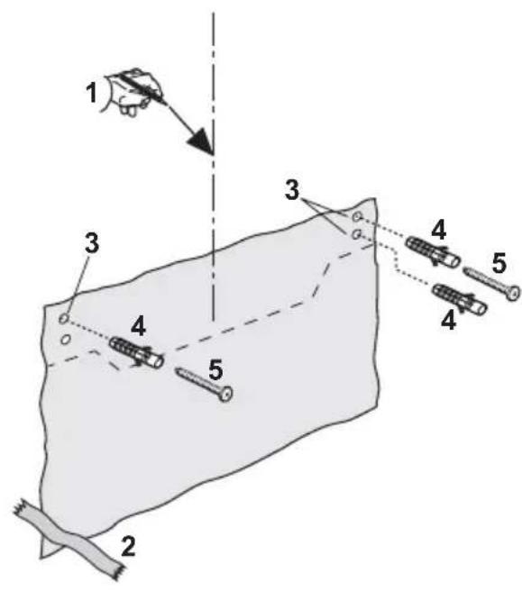 AEG-ELECTROLUX DU4160 - Wall mounting - Fig. 8 - 1