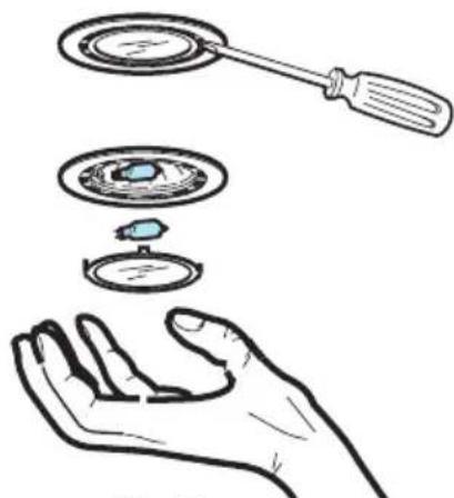 AEG-ELECTROLUX DK 4360 - Vervangen van de lamp(en) - 1