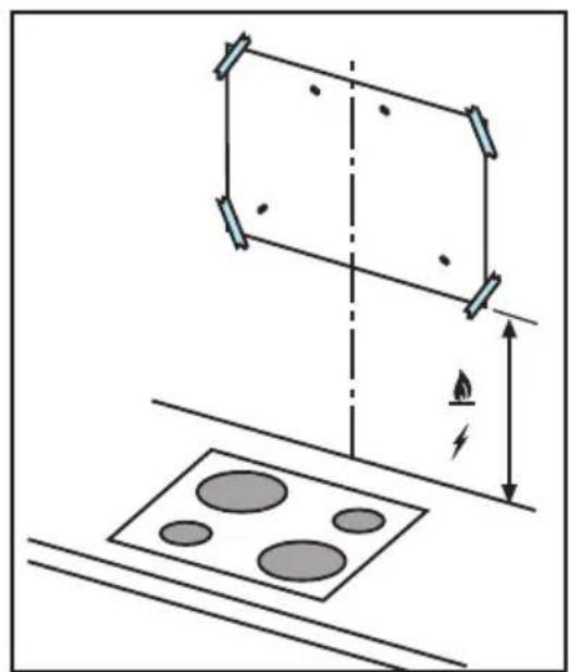 AEG-ELECTROLUX DK 4360 - Installation de la hotte - 2