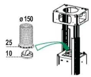 AEG-ELECTROLUX DI7490M - Leiding van ø120 - 1