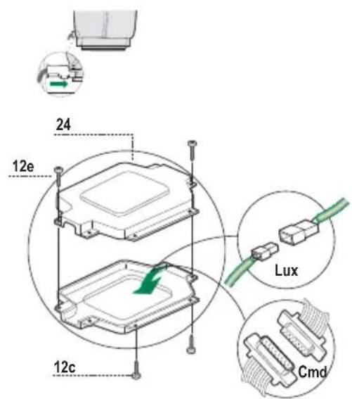 AEG-ELECTROLUX DI7490M - PRIEŠ TVIRTINDAMI GAUBTO KUPOLA PRIE RÉMO: - 3