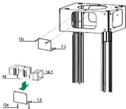 AEG-ELECTROLUX DI7490M - FIXATION TREILLIS - 2