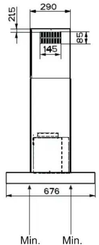 AEG-ELECTROLUX DI7490M - Encombrement - 2