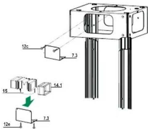 AEG-ELECTROLUX DI7490M - SAÍDA DE AR PARA A VERSÃO FILTRANTE - 1