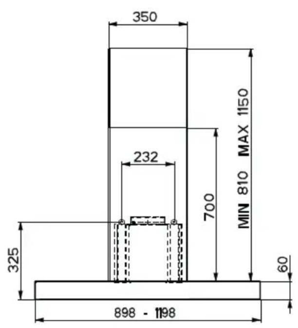 AEG-ELECTROLUX DI7490M - Encombrement - 1