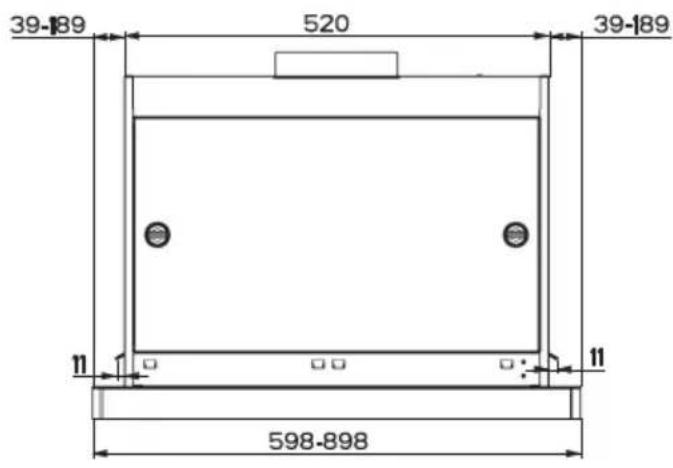 AEG-ELECTROLUX DF 7290 M - Dimensoes - 1