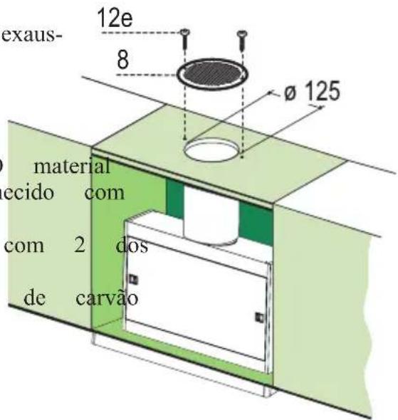 AEG-ELECTROLUX DF 7290 M - SAÍDA DE AR PARA A VERSÃO FILTRANTE - 1