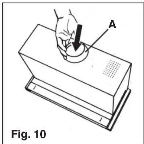 AEG-ELECTROLUX DF 6160 ML - Orifice de sortie pour le modèle DF 6160 (évacuation-recyclage) - 2