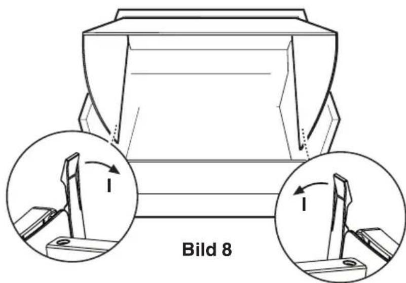 AEG-ELECTROLUX DE 3161 - Befestigung einer Platte an der Tür - 1