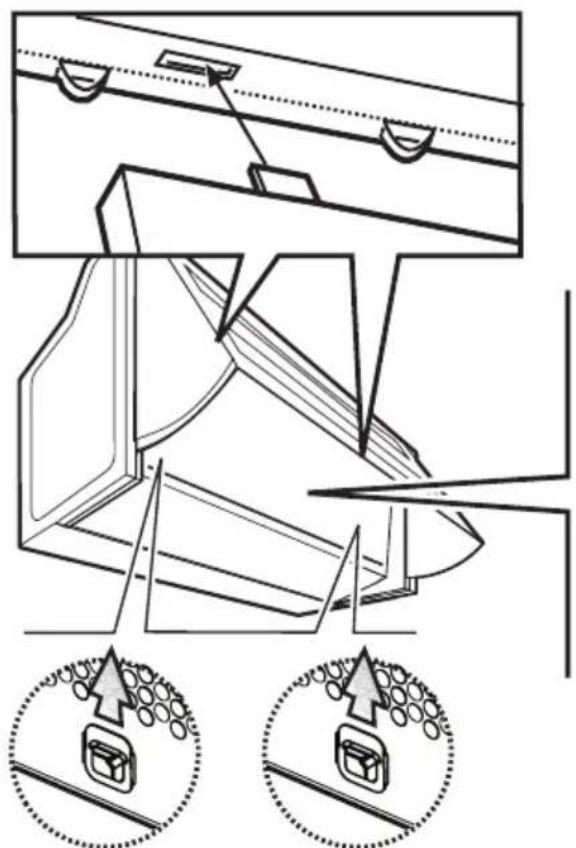 AEG-ELECTROLUX DE 3161 - Entfernen der Fettfilter - 1