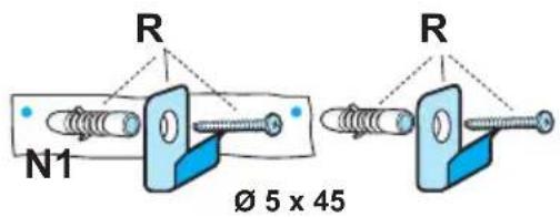 AEG-ELECTROLUX DE 3161 - Fixing the hood - 3