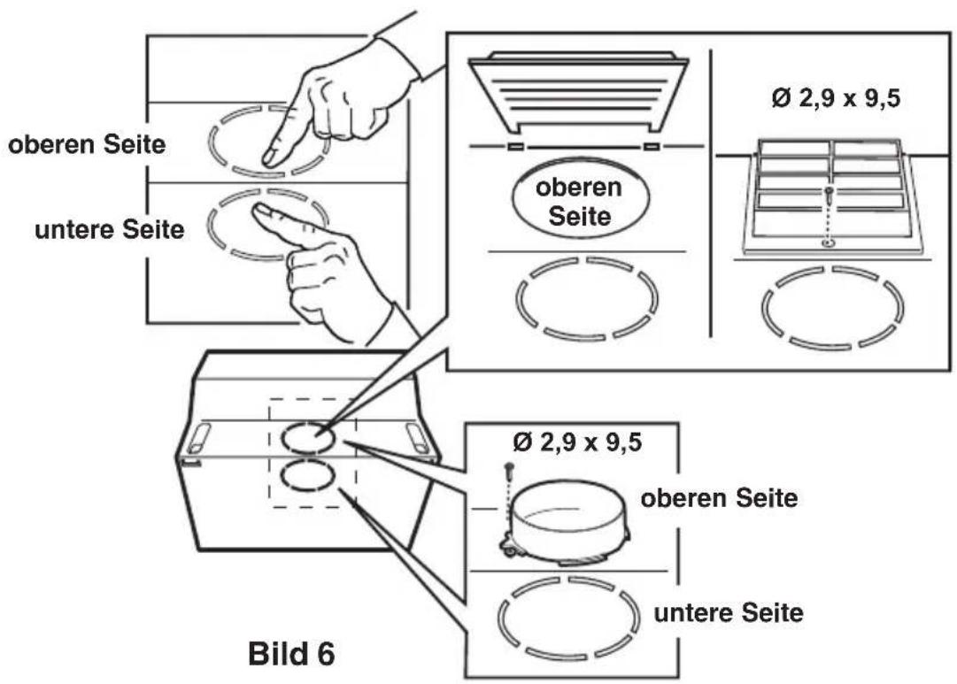 AEG-ELECTROLUX DE 3161 - Bevor Sie mit der Montage beginnen: - 1