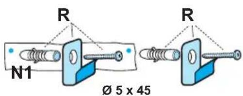 AEG-ELECTROLUX DE 3161 - Befestigung einer Platte an der Tür - 4
