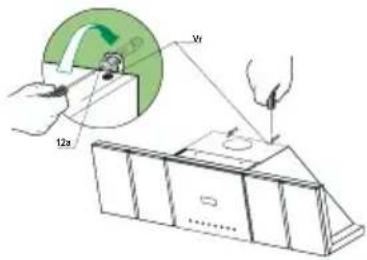 AEG-ELECTROLUX DD 9663 - Mounting the hood body - 1