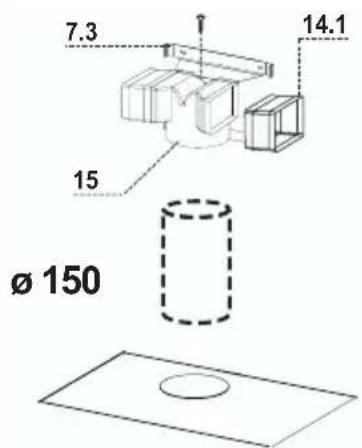 AEG-ELECTROLUX DD 9663 - SALIDA DEL AIRE VERSION FILTRANTE - 1