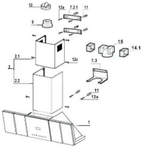 AEG-ELECTROLUX DD 9663 - St. Dokumentation - 1