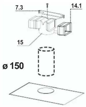 AEG-ELECTROLUX DD 9663 - USCITA ARIA VERSIONE FILTRANTE - 1