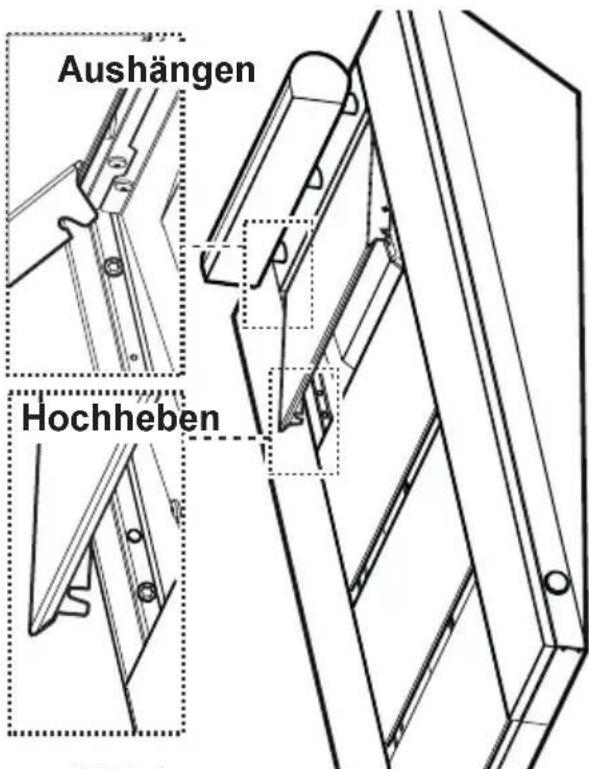 AEG-ELECTROLUX DD 8795 - Frontabdeckungen entfernen: - 1