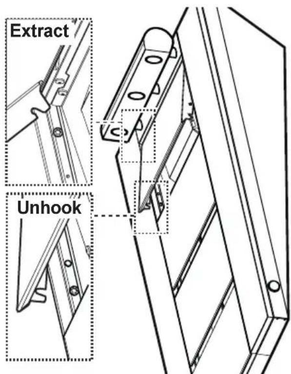 AEG-ELECTROLUX DD 8795 - Removing the front panels: - 1