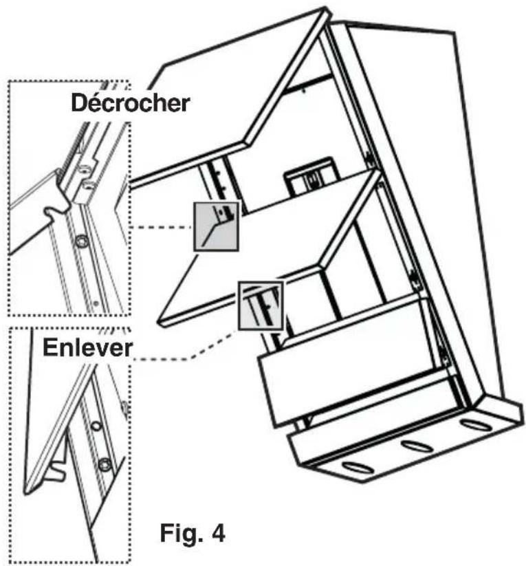 AEG-ELECTROLUX DD 8696 M - Enlever les cloisons frontale - 1