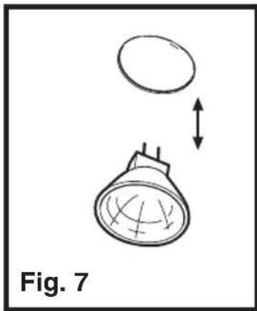 AEG-ELECTROLUX DD 8696 M - Changing the light bulb - 1