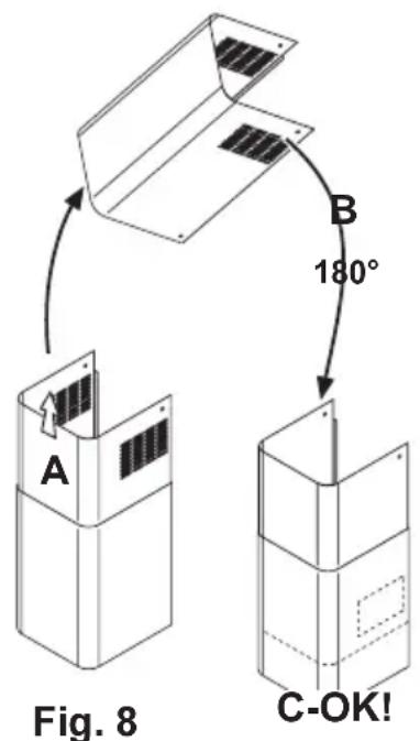 AEG-ELECTROLUX DD 8695 A - Pre-mounting operations (Only for model DD 8625-8821) - 1