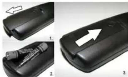 Tucson TL2604B12 - Installation des piles - 1