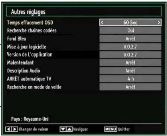 Tucson TL2604B12 - Configuration des autres réglages - 1